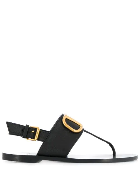 valentino garavani black sandals