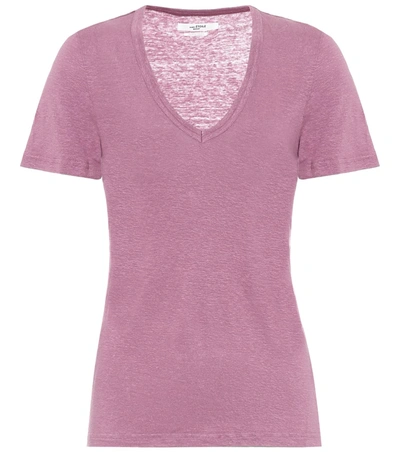 Isabel Marant Étoile Kranger Short Sleeve T-shirt In Pink