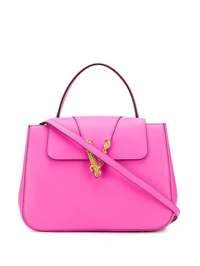 Versace Virtus Top Handle Bag In Pink ModeSens