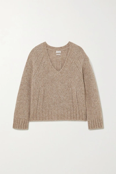 By Malene Birger + Net Sustain Evanna Alpaca-blend Sweater In Brown