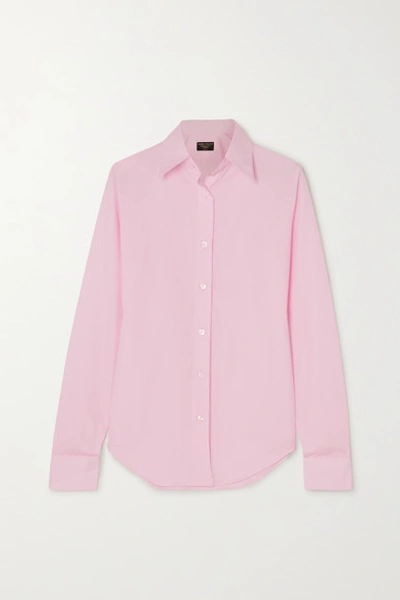 Emma Willis + Net Sustain Superior Cotton-poplin Shirt In Pink