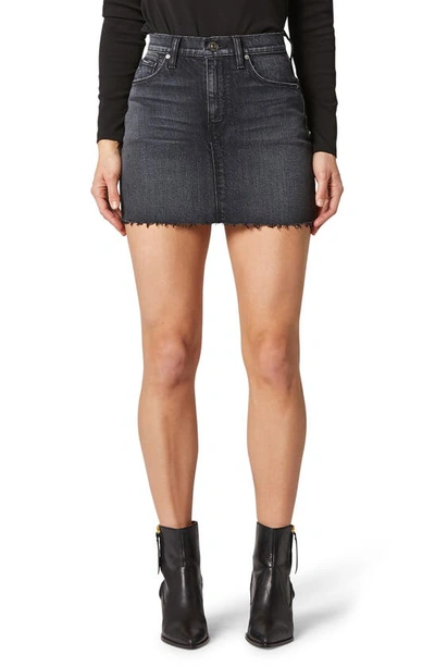 Hudson The Viper Cutoff Denim Miniskirt In Interstellar