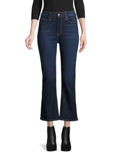 Hudson High-rise Cropped Flared Jeans In Get Free