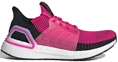 Pre-owned Adidas Originals Adidas Ultra Boost 19 Shock Pink Core Black (women's) In Shock Pink/core Black/cloud White