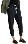 Polo Ralph Lauren Cotton Blend Ankle Sweatpants In Polo Black