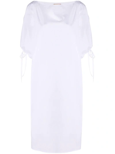 N°21 Drawstring Details Shift Dress In White
