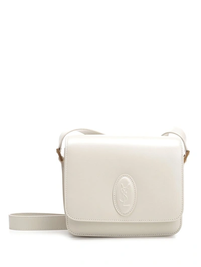 Saint Laurent Le 61 Small Saddle Bag In White