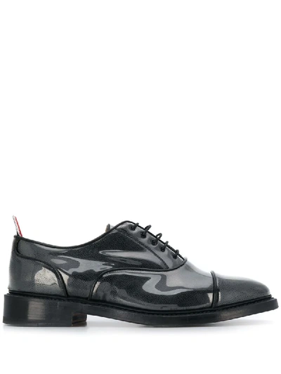 Thom Browne Covered Oxford Shoes In Black
