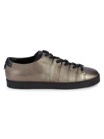Corthay Lace-up Leather Sneakers In Light Brown
