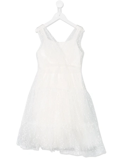 Aletta Kids' Embellished Bridesmaid Dress In White