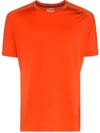 2xu Ghst Stretch-jersey T-shirt In Orange