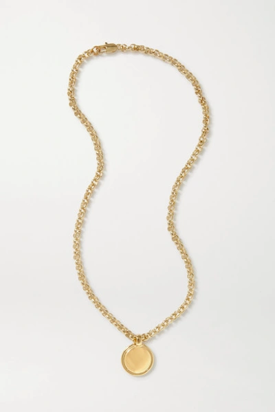 Laura Lombardi + Net Sustain Rosa Gold-plated Necklace