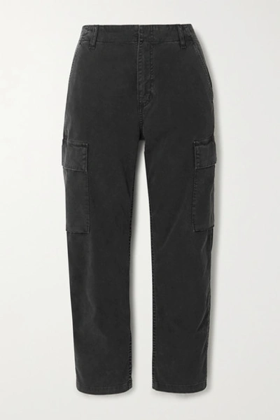 Citizens Of Humanity + Net Sustain Gaia Cotton-blend Twill Cargo Pants In Black