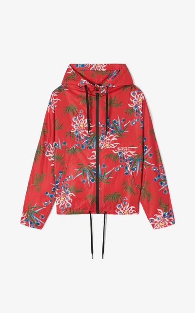 Kenzo 'chinese New Year Capsule' 'sea Lily' Windstopper In Medium Red
