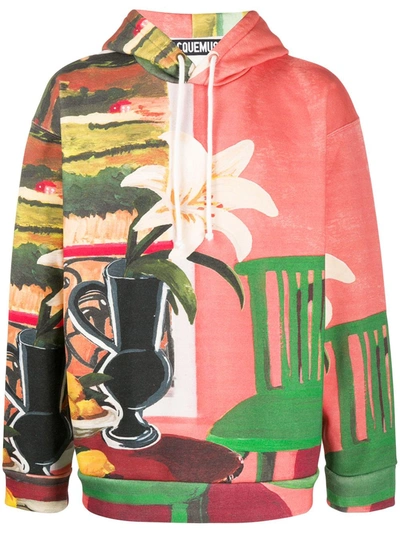 Jacquemus Le Sweat Tableau马蒂斯印花连帽衫 In Multicolor