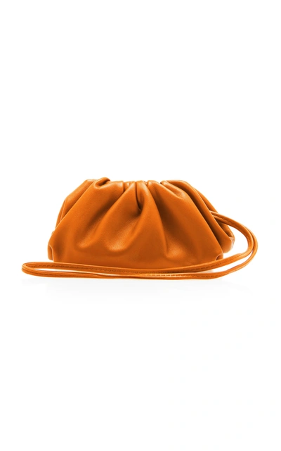 Bottega Veneta Women's Mini Leather Coin Pouch In Orange