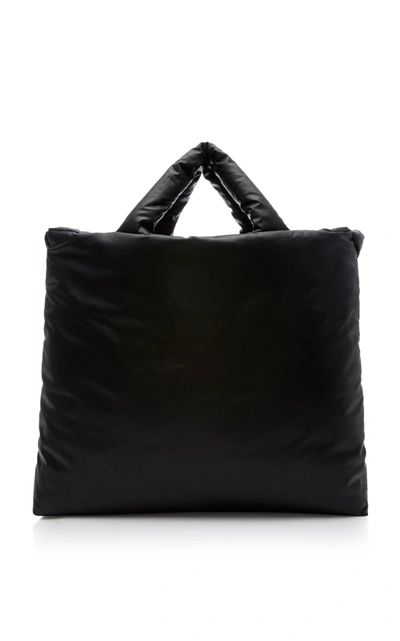 Kassl Oil Padded Tote Bag In Black