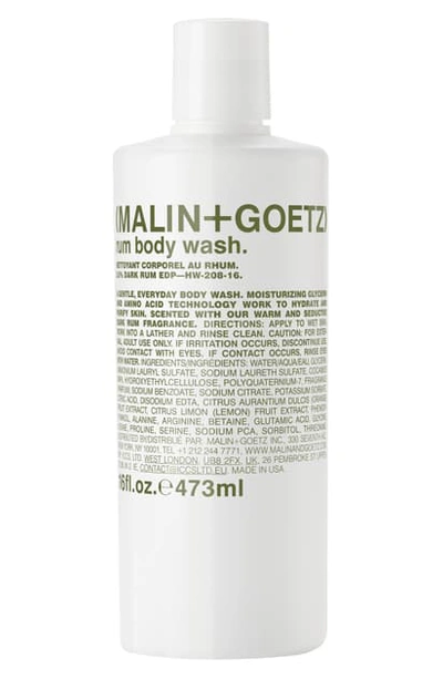 Malin + Goetz Malin+goetz Rum Body Wash 16 Oz.