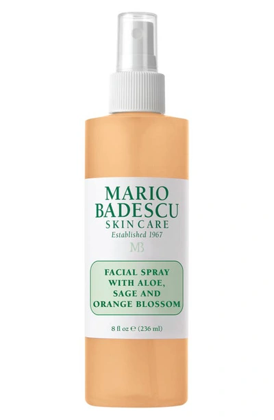 Mario Badescu Facial Spray With Aloe Sage & Orange Blossom 8.0 oz/ 236 ml In 8oz