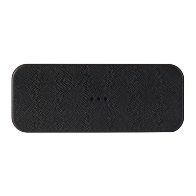 Courant Carry Leather Wireless Charger In Black