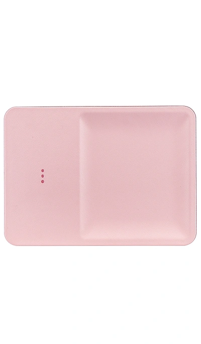 Courant Catch:3 Wireless Charging Tray In Dusty Rose