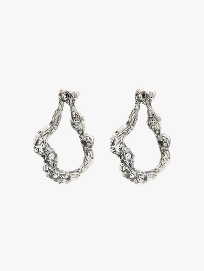 By Alona Silver-plated Diana Crystal-embellished Earrings