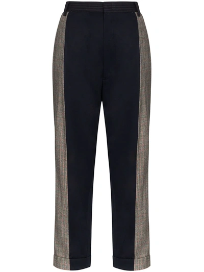 Rentrayage Split Personality Trousers In Blue