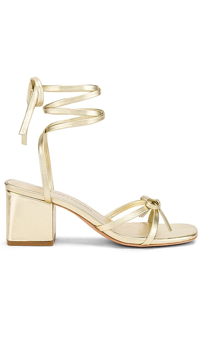 Lovers & Friends X Raye Rue Sandal In Gold