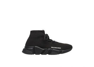 Pre-owned Balenciaga Speed Lace Up Black (women's)