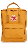 Fjall Raven Kanken Water Resistant Backpack In Ochre