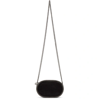 Stella Mccartney Falabella Shoulder Bag In Black Faux Leather