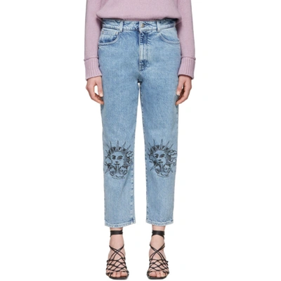 Stella Mccartney We Are The Weather Ankle Jeans In Blue