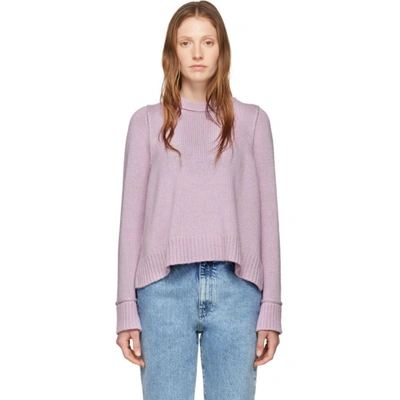 Stella Mccartney Alpaca Soft-knit Sweater In 5310 Lilac
