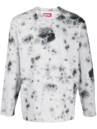 Diesel Red Tag Grey A-cold-wall* Edition T-stain Long Sleeve T-shirt