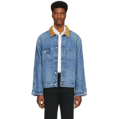 Polo Ralph Lauren Corduroy Collar Dungaree Jacket In Fordton