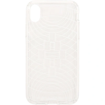 Marcelo Burlon County Of Milan 透明 Wireframe Iphone Xr 手机壳 In Transparent