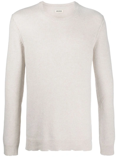 Zadig & Voltaire Kennedy Cashmere Jumper In Neutrals