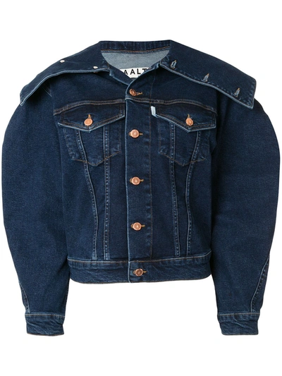 Aalto Structured Denim Jacket In Blue