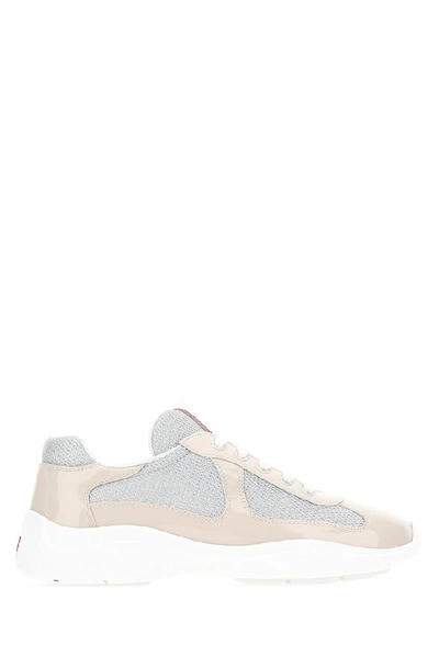 Prada Lace Up Sneakers In Multi