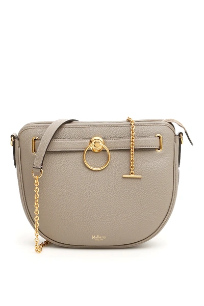 Mulberry Brockwell Crossbody Bag In Beige,grey