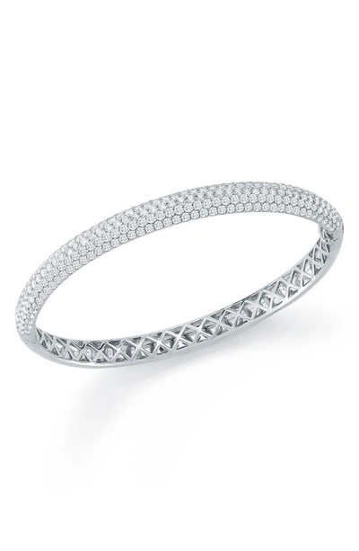 Kwiat Pavé Diamond Stackable Bangle In White Gold