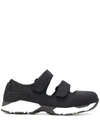 Marni Touch Strap Sneakers In Black