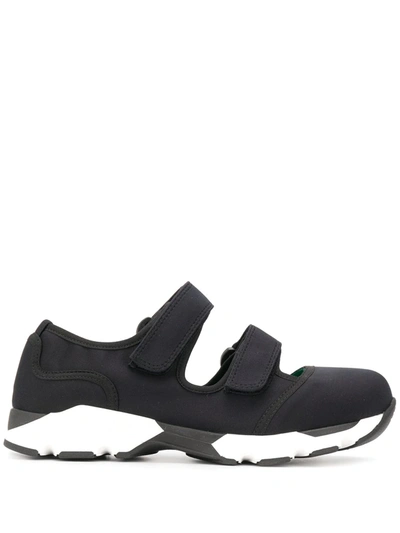 Marni Touch Strap Sneakers In Black