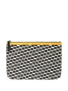 Pierre Hardy Geometric Print Pouch In Black