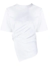 See By Chloé Knotted Relaxed-fit T-shirt In White