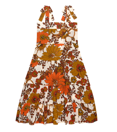 Dodo Bar Or Kids' Baby Floral Cotton Dress In Multicoloured