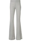 Giambattista Valli Ivory Side Zip Trousers In Grey