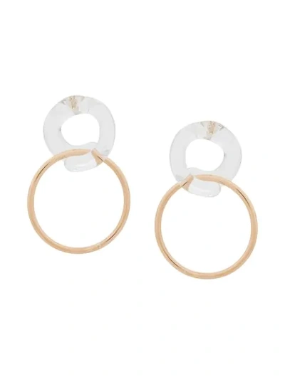 Annika Inez Glassy Torus Earrings In Gold