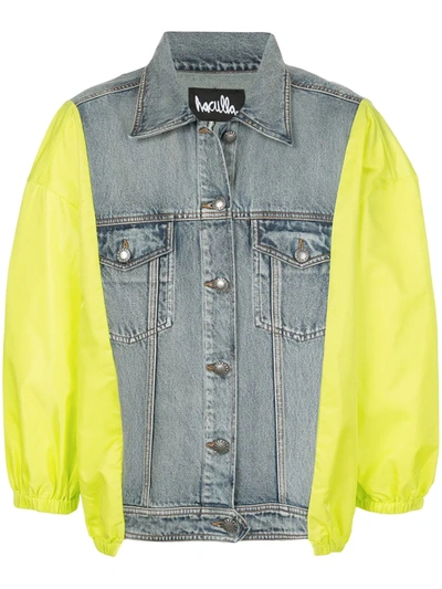 Haculla Hybrid Denim Contrast Jacket In Blue