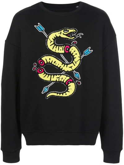 Haculla Venom Drop-shoulder Sweatshirt In Black